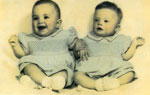 Judith Scott and Twin Sister as Babies